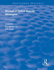 Manual of Online Search Strategies book cover