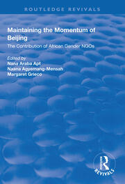 Maintaining the Momentum of Beijing: The Contribution of African Gender NGOs book cover