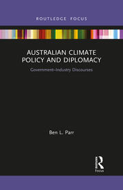 Australian Climate Policy and Diplomacy: Government-Industry Discourses book cover