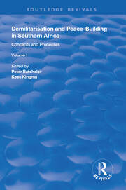 Demilitarisation and Peace-Building in Southern Africa: Volume I  - Concepts and Processes book cover