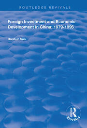 Foreign Investment and Economic Development in China: 1979-1996 book cover
