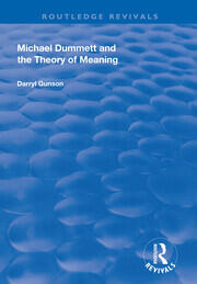 Michael Dummett and the Theory of Meaning book cover