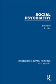 Social Psychiatry: Volume 1 book cover