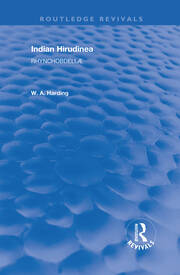 Indian Hirudinea: Rhynchobdellae book cover