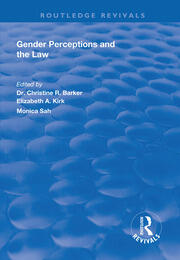 Gender Perceptions and the Law book cover