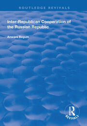 Inter-Republican Co-operation of the Russian Republic book cover