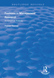 Fashions in Management Research: An Empirical Analysis book cover