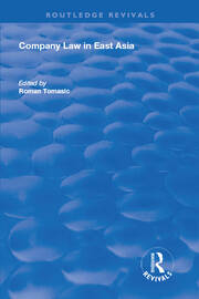 Company Law in East Asia book cover