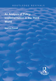 An Analysis of Policy Implementation in the Third World book cover