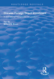 Chinese Foreign Direct Investment: A Subnational Perspective on Location book cover