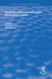 Christopher Marlowe and English Renaissance Culture book cover