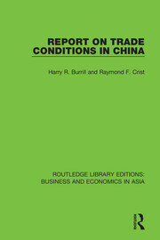 Report on Trade Conditions in China book cover