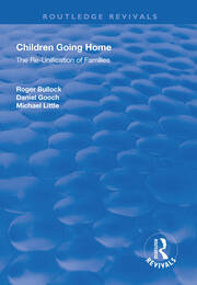 Children Going Home: The Re-unification of Families book cover