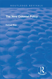 The New Colonial Policy book cover