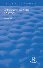 A Grammar of the Arabic Language book cover