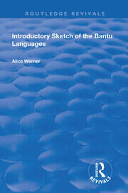 Introductory Sketch of the Bantu Languages book cover