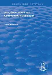 Arts, Government and Community Revitalization book cover