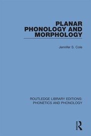 Planar Phonology and Morphology book cover