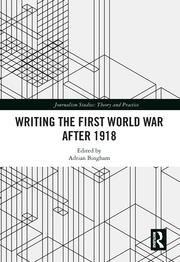 Writing the First World War after 1918 book cover