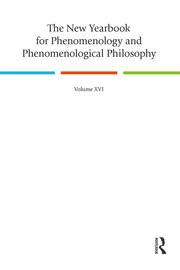 The New Yearbook for Phenomenology and Phenomenological Philosophy: Volume 16 book cover