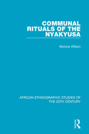 Communal Rituals of the Nyakyusa book cover