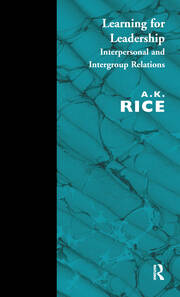 Learning for Leadership: Interpersonal and Intergroup Relations book cover