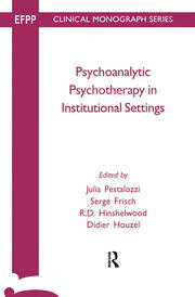 Psychoanalytic Psychotherapy in Institutional Settings book cover