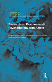Research on Psychoanalytic Psychotherapy with Adults book cover