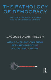 The Pathology of Democracy: A Letter to Bernard Accoyer and to Enlightened Opinion - JLS Supplement (Ex-tensions) book cover