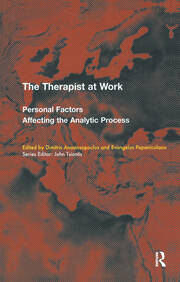 The Therapist at Work: Personal Factors Affecting the Analytic Process book cover