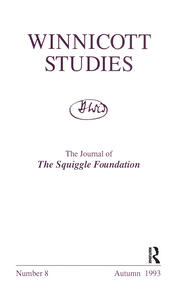 Winnicott Studies. No 8 book cover