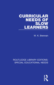 Curricular Needs of Slow Learners book cover