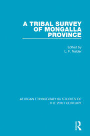 A Tribal Survey of Mongalla Province book cover