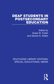 Deaf Students in Postsecondary Education book cover