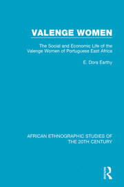Valenge Women: Social and Economic Life of the Valenge Women of Portuguese East Africa book cover