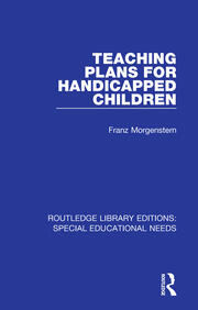 Teaching Plans for Handicapped Children book cover