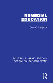Remedial Education book cover