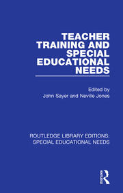 Teacher Training and Special Educational Needs book cover