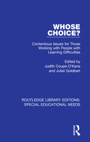 Whose Choice?: Contentious Issues for Those Working with People with Learning Difficulties book cover