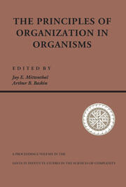 Principles Of Organization In Organisms book cover