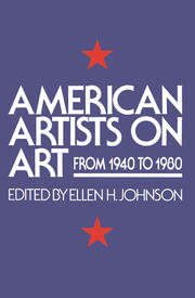 American Artists On Art: From 1940 To 1980 book cover