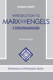Introduction To Marx And Engels: A Critical Reconstruction book cover