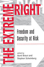 The Extreme Right: Freedom And Security At Risk book cover