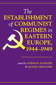 The Establishment Of Communist Regimes In Eastern Europe, 1944-1949 book cover