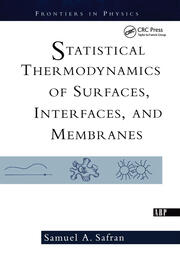 Statistical Thermodynamics Of Surfaces, Interfaces, And Membranes - 1s