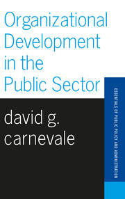 Organizational Development In The Public Sector book cover