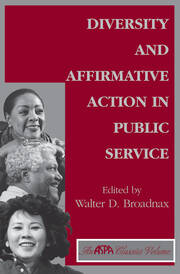 Diversity And Affirmative Action In Public Service book cover