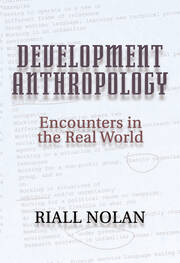 Development Anthropology book cover