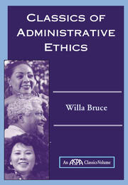 Classics Of Administrative Ethics book cover