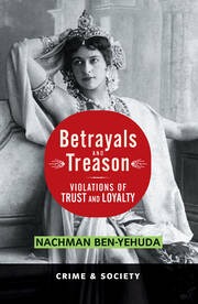 Betrayals And Treason: Violations Of Trust And Loyalty book cover